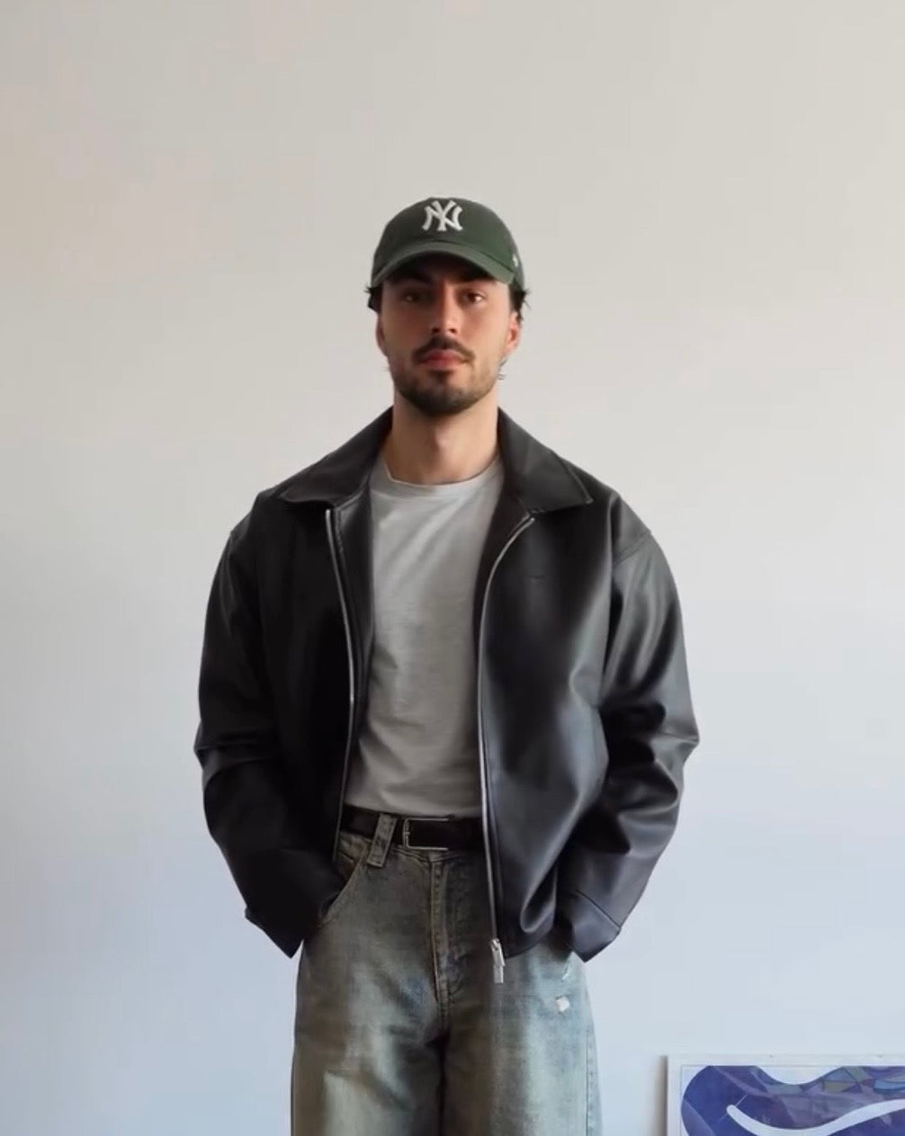 Urban Tone Black Faux Leather Jacket From | Studio Fashion |