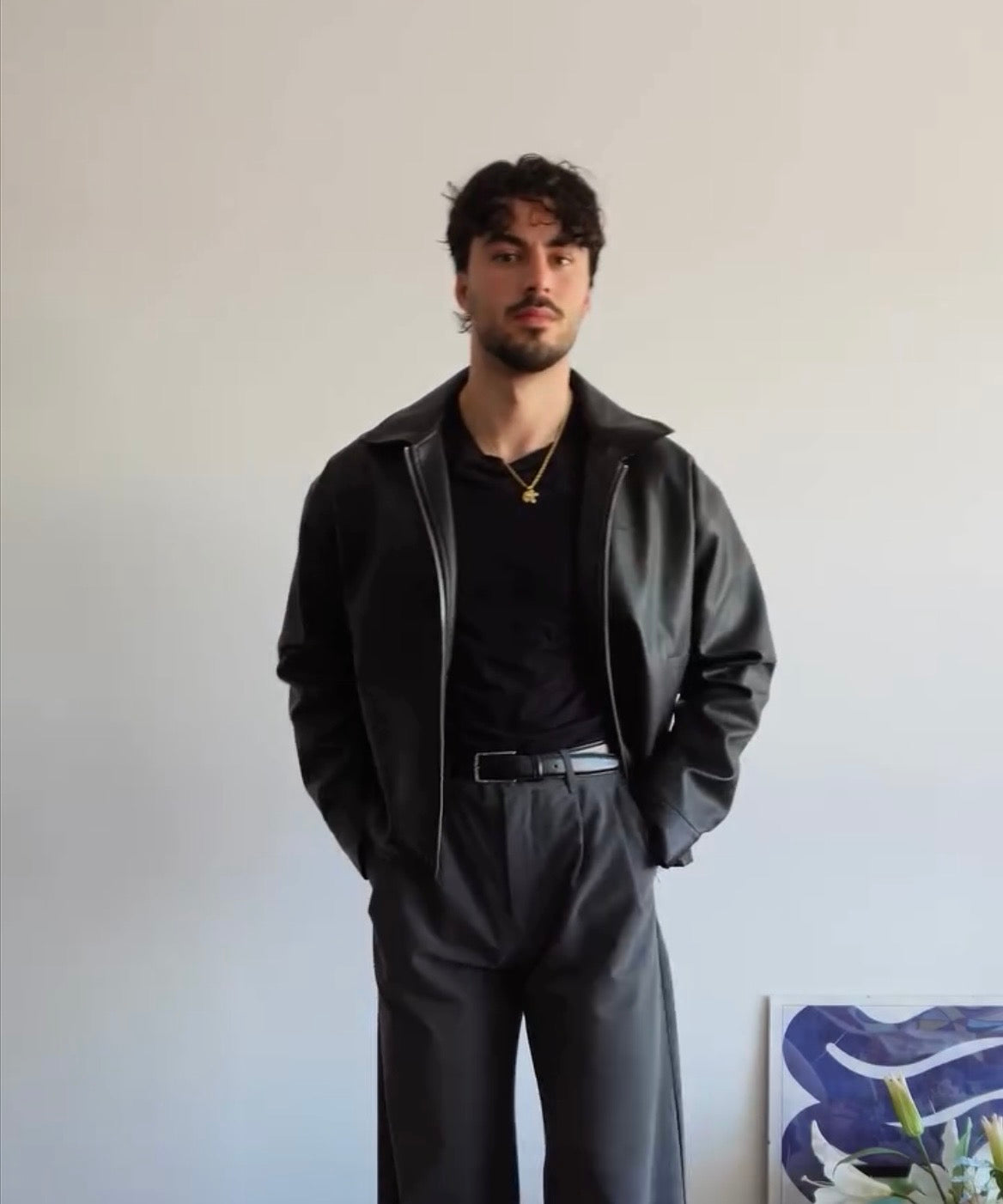 Urban Tone Black Faux Leather Jacket From | Studio Fashion |