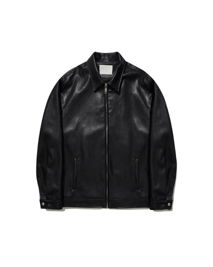 Urban Tone Black Faux Leather Jacket From | Studio Fashion |