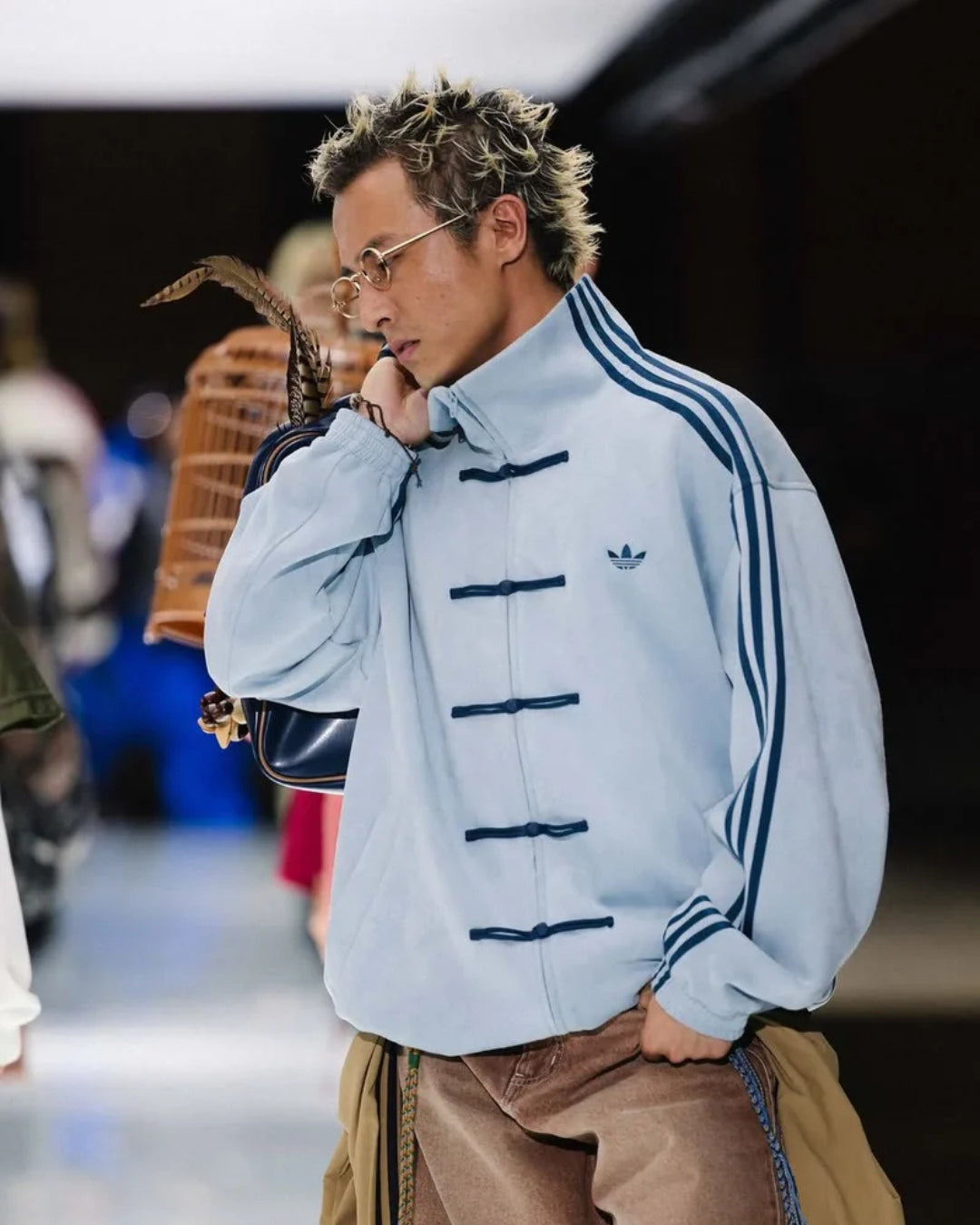 studiofashion.in Sky Blue Adidas CNY Knot Jacket –