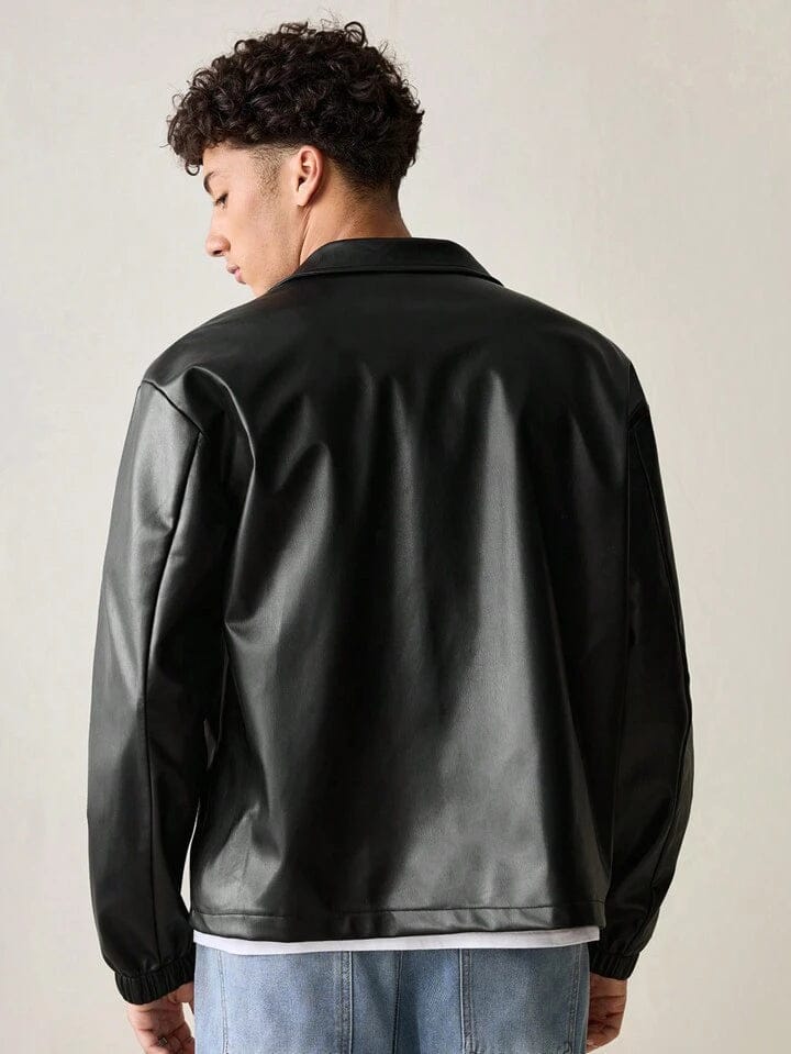 Black Basic Leather Jacket Premium Leather Jacket