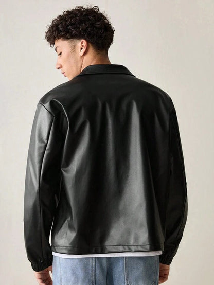 Black Basic Leather Jacket Premium Leather Jacket