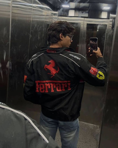 Black Ferrari jacket f1