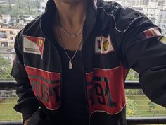 Black Ferrari jacket f1
