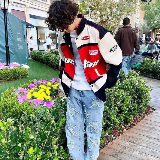 Blackair Motorsport Premium Jacket Red Colour